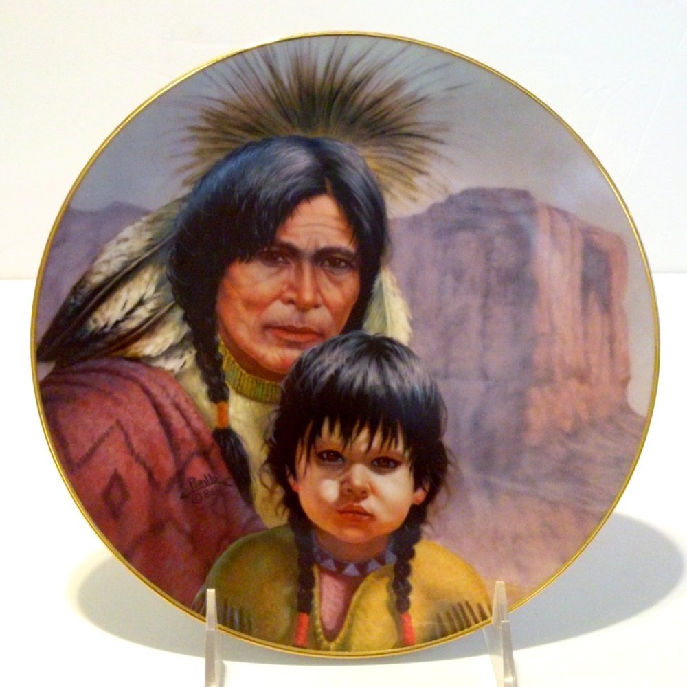 The Cheyenne Nation Collector Plate by Gregory Perillo 1987